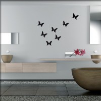 Wandtattoo 7 kleine Schmetterlinge Wandtattoo 7 kleine Schmetterlinge