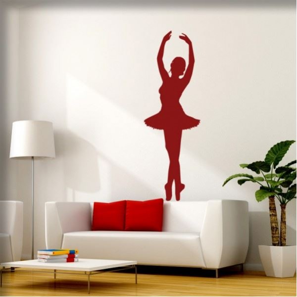 Wandtattoo Ballerina