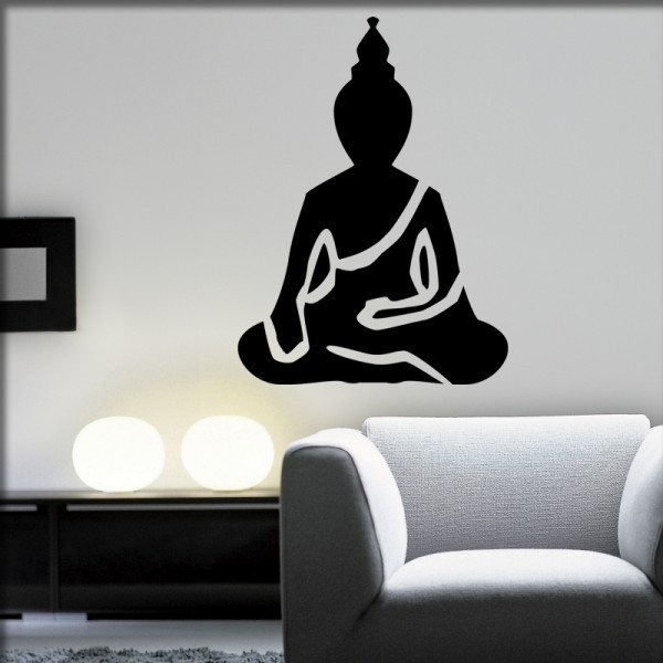 Wandtattoo Buddha Statue