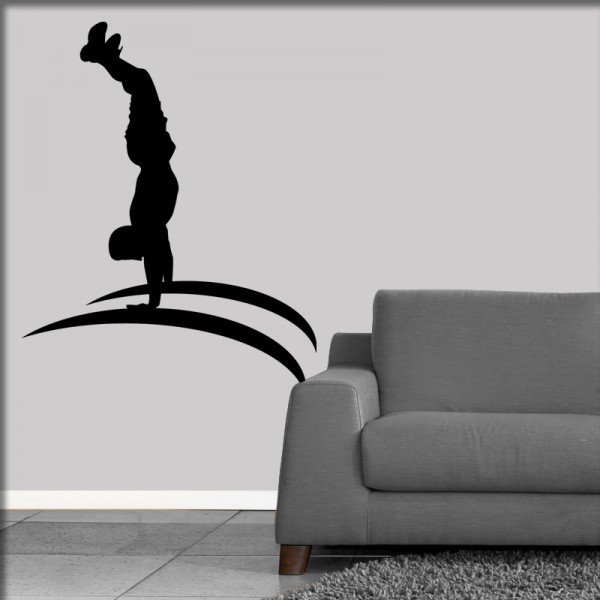 Wandtattoo Barren Handstand