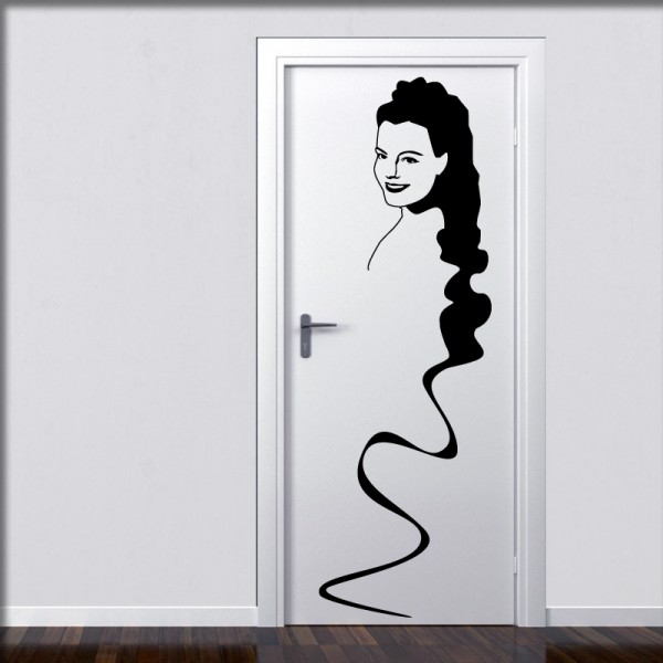 Türtattoo Wandaufkleber – PIPI Lounge, 40x28 Cm, Silber – Selbstklebende Deko Für Bad, Wohnzimmer & Türen, Aus Seidenmatter Vinylfolie