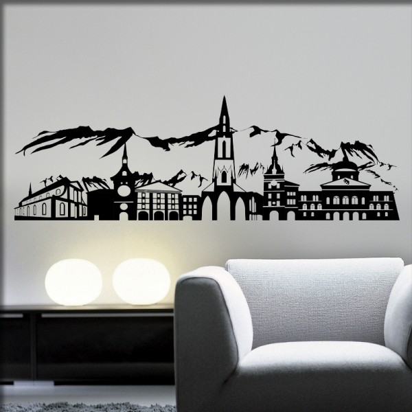 Wandtattoo Bern Skyline