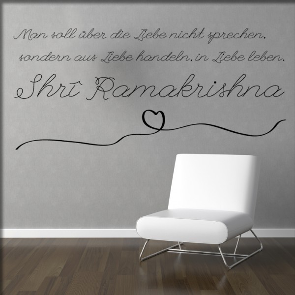 Wandtattoo Aus Liebe handeln