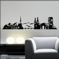 Wandtattoo Zürich Skyline Wandtattoo Zürich Skyline