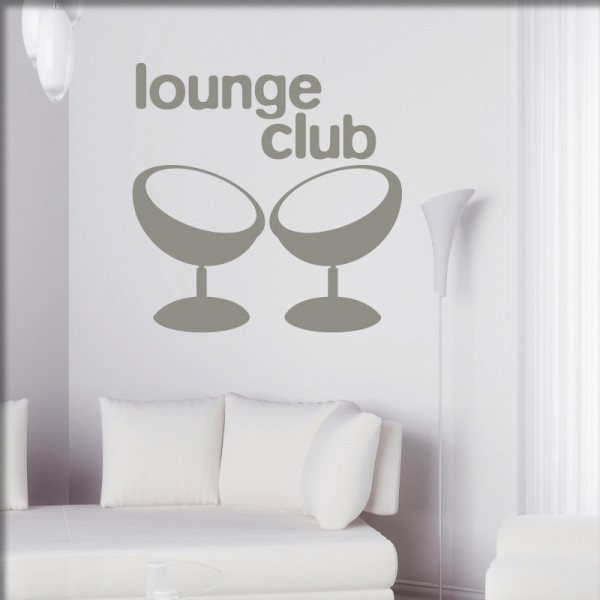 Wandtattoo Lounge Club