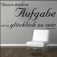 Wandtattoo Glücklich sein Wandtattoo Glücklich sein