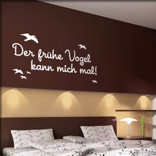 Home Decor Items Wandtattoo Spruch Schlafzimmer Der Fruhe Vogel Kann Mich Mal Wand Sticker Home Furniture Diy Hashtagcoffee Com Au