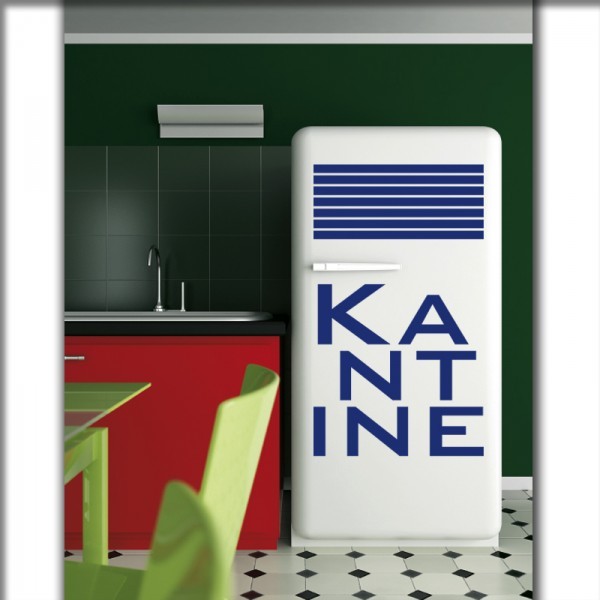 Wandtattoo Kantine