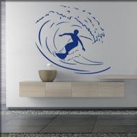 Wandtattoo Wellenreiter Wandtattoo Wellenreiter