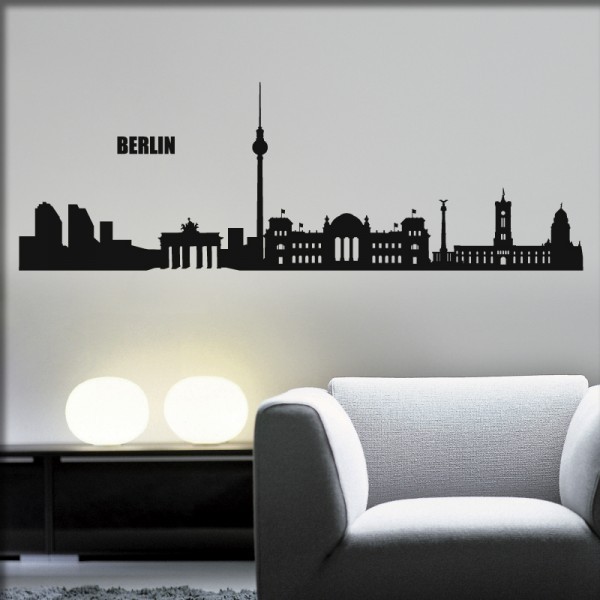 Wandtattoo Berlin Skyline