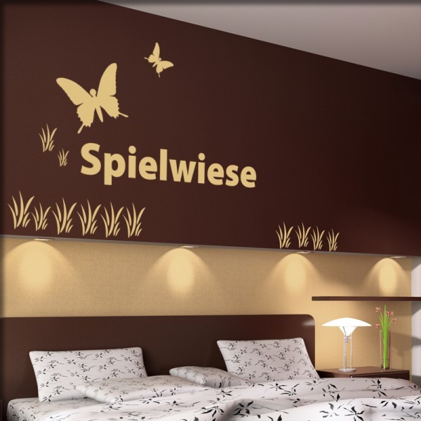 Wandtattoo Spielwiese