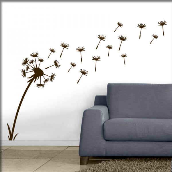 Pusteblume Wandmotiv Wandaufkleber Wandtattoo | www.wandartisten.ch