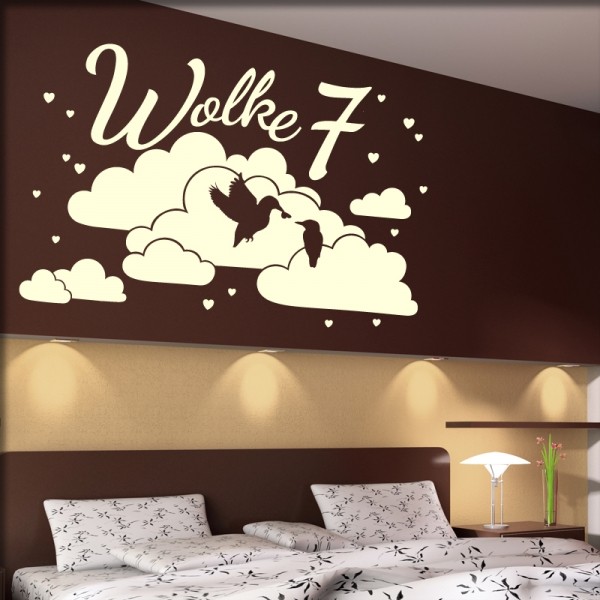 Wandtattoo Wolke 7