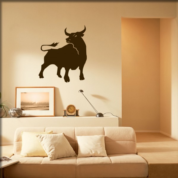 Wandtattoo Stier